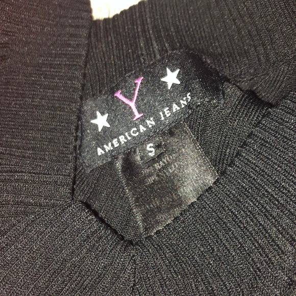 Y2K style long sleeve with slit in the arms with rhinestones all down the arm. - Picture 3 of 4